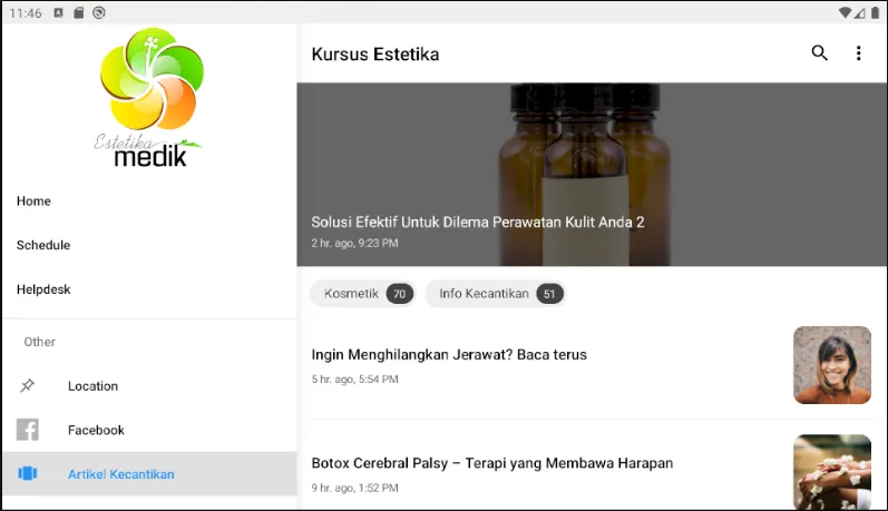 Kursus Estetika Kecantikan | Indus Appstore | Screenshot