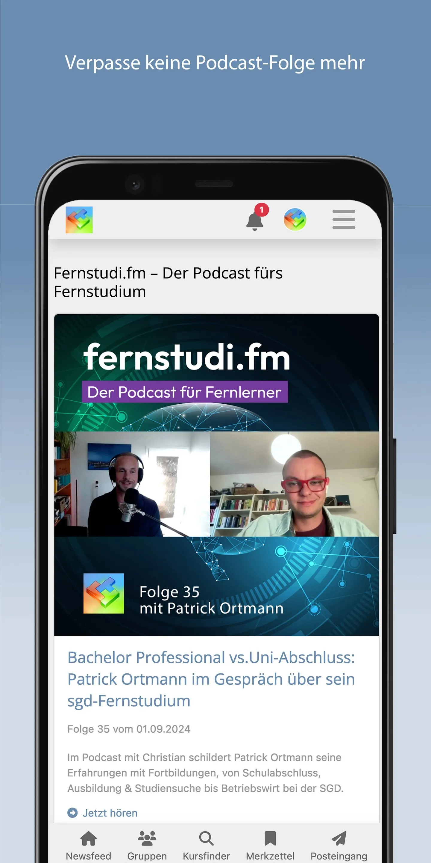 Fernstudi.net Fernstudium-App | Indus Appstore | Screenshot