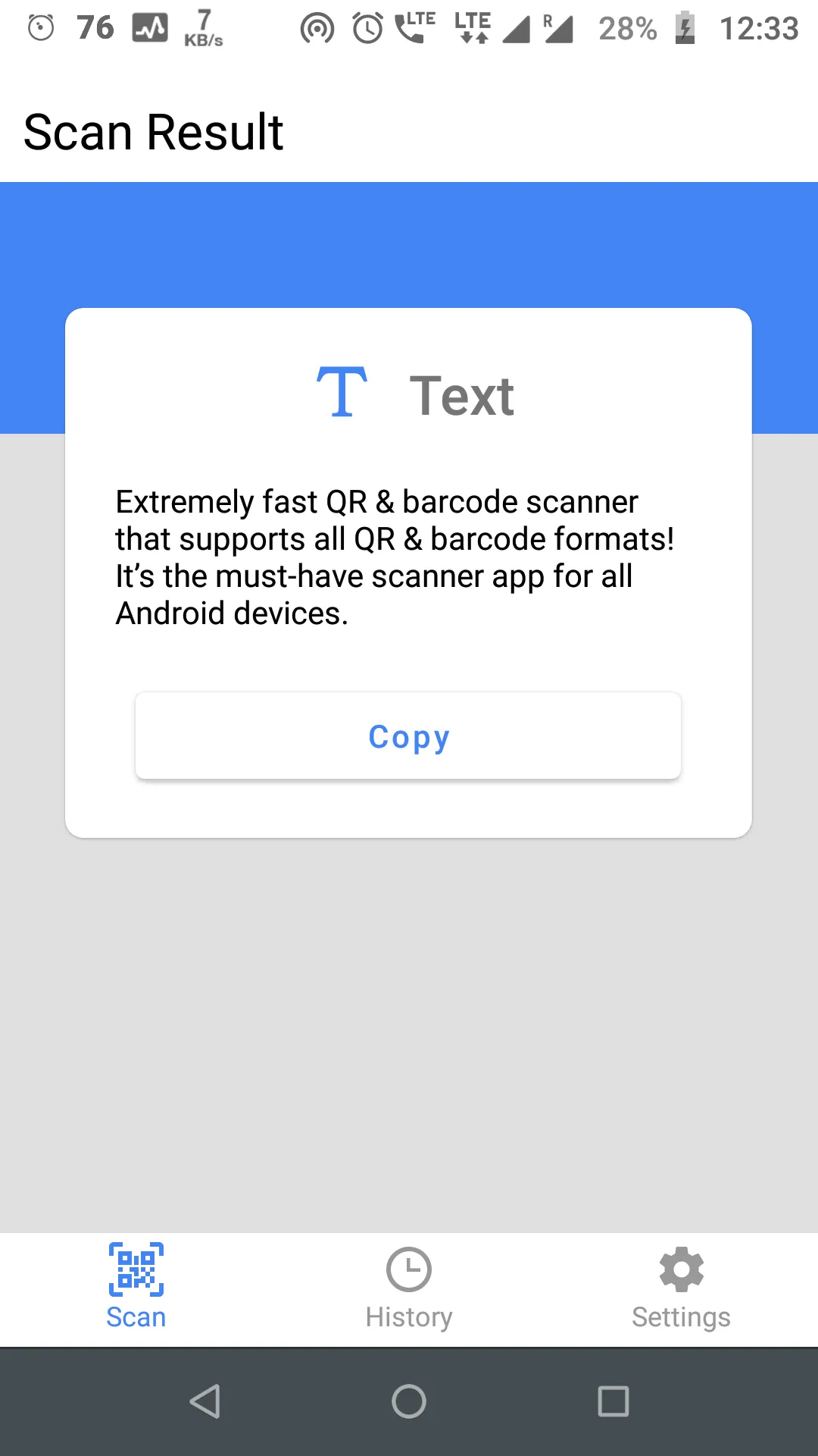 QR Code and Barcode Scanner | Indus Appstore | Screenshot