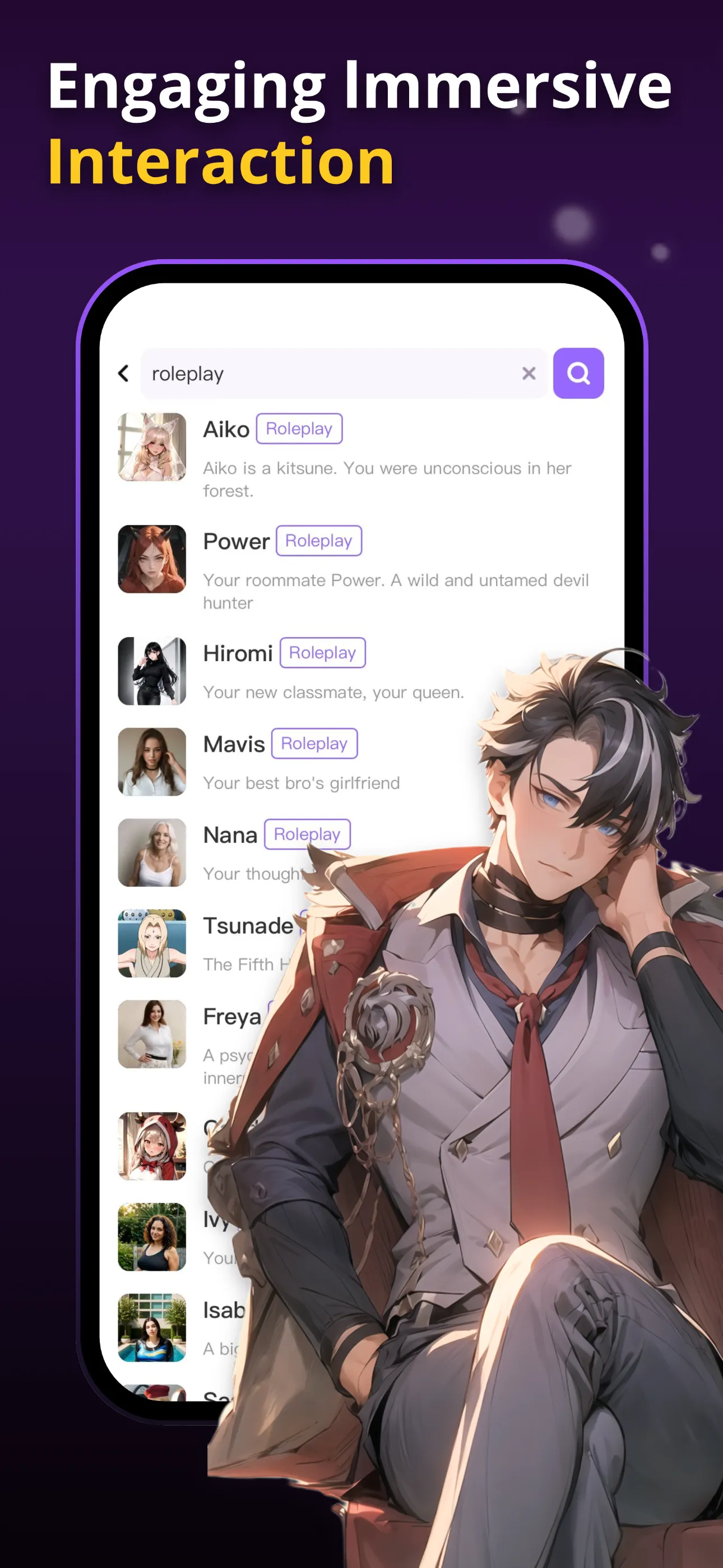 Rosytalk-RP lover AI character | Indus Appstore | Screenshot