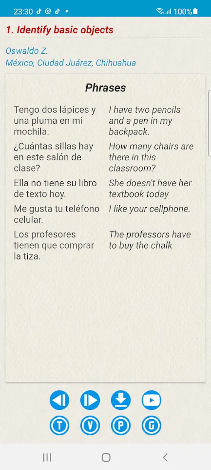 Spanish Proficiency Exercises | Indus Appstore | Screenshot