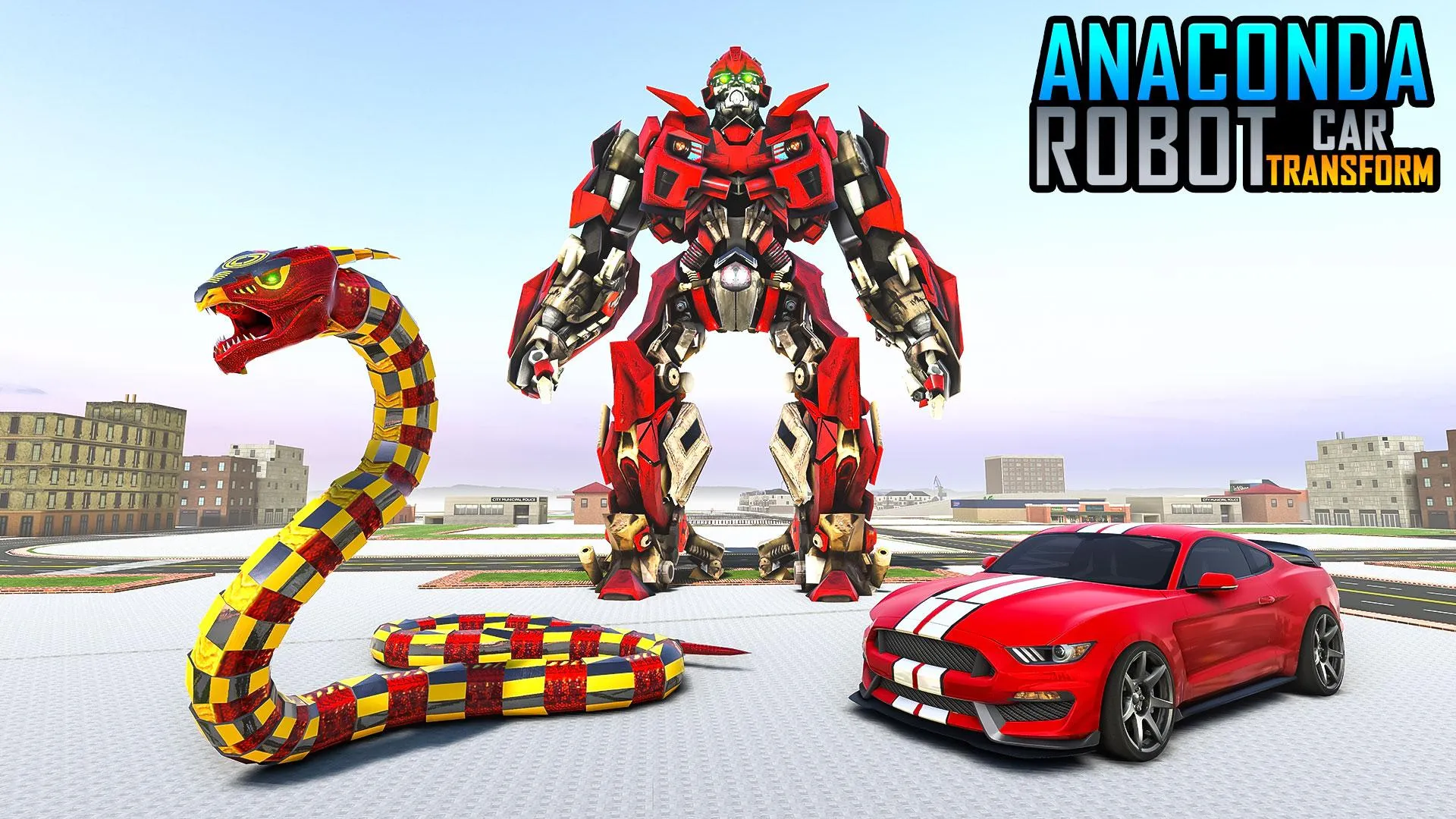 Anaconda Robot Car Robot Game | Indus Appstore | Screenshot