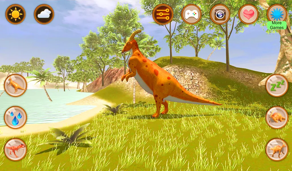 Talking Parasaurolophus | Indus Appstore | Screenshot