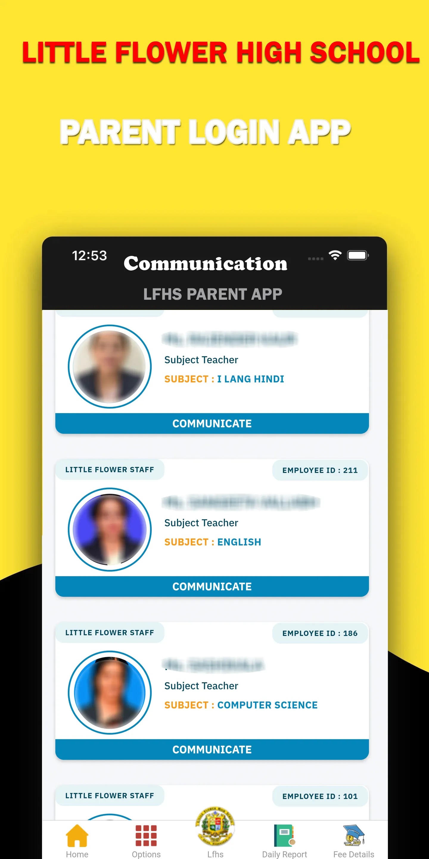 LFHS Abids Parent Login App | Indus Appstore | Screenshot