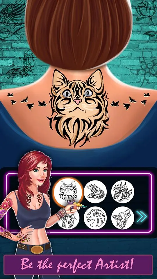 Ink Tattoo:Tattoo Drawing Game | Indus Appstore | Screenshot