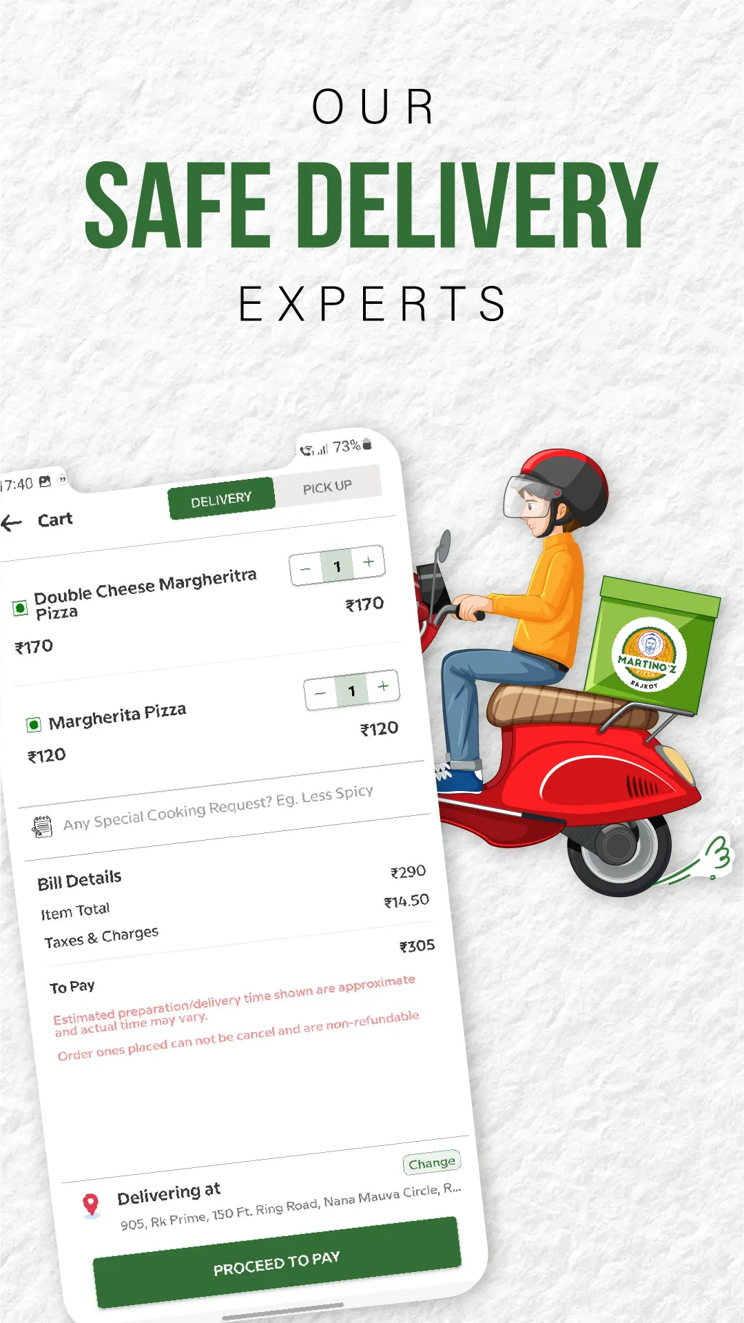 Martino'z Pizza - Order Online | Indus Appstore | Screenshot