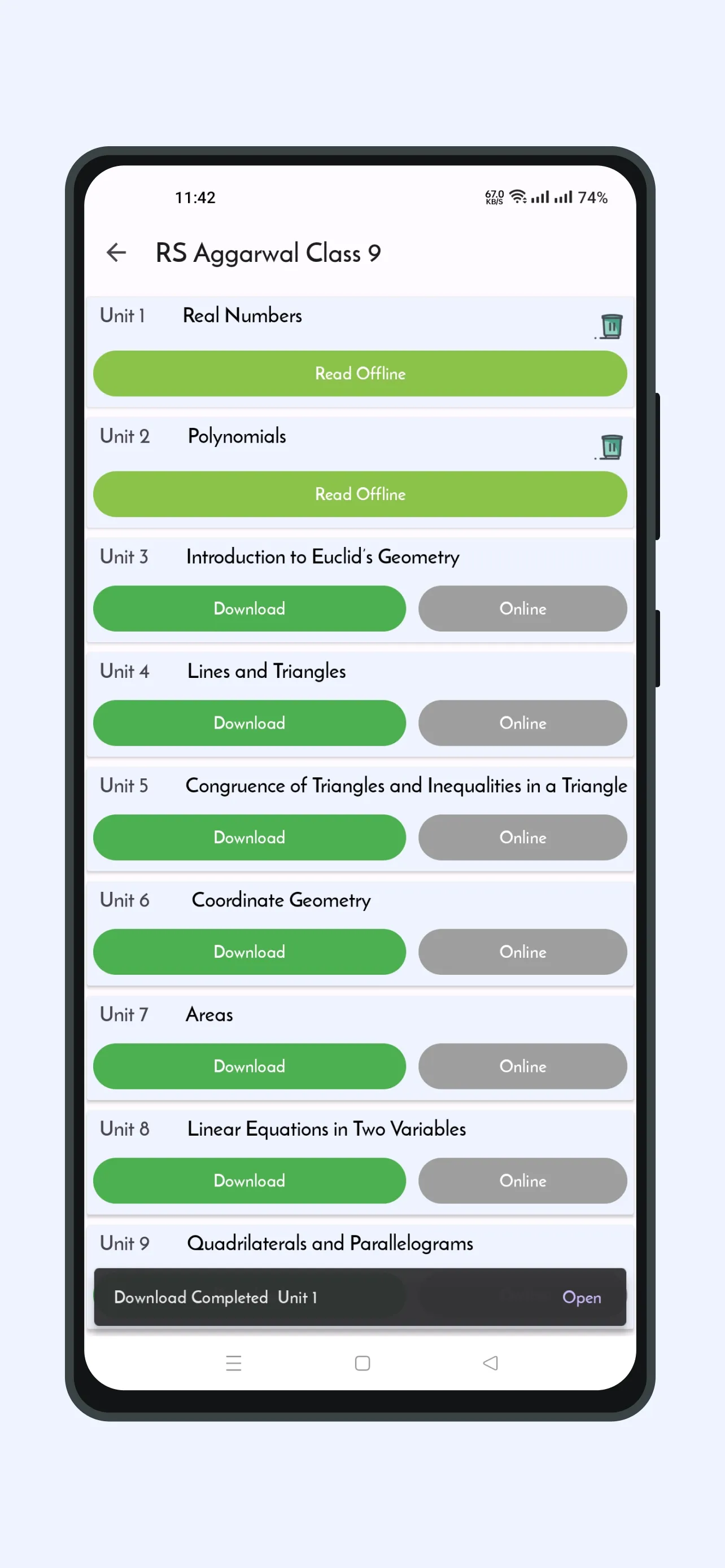 RS Aggarwal Solutions 6 to 10 | Indus Appstore | Screenshot