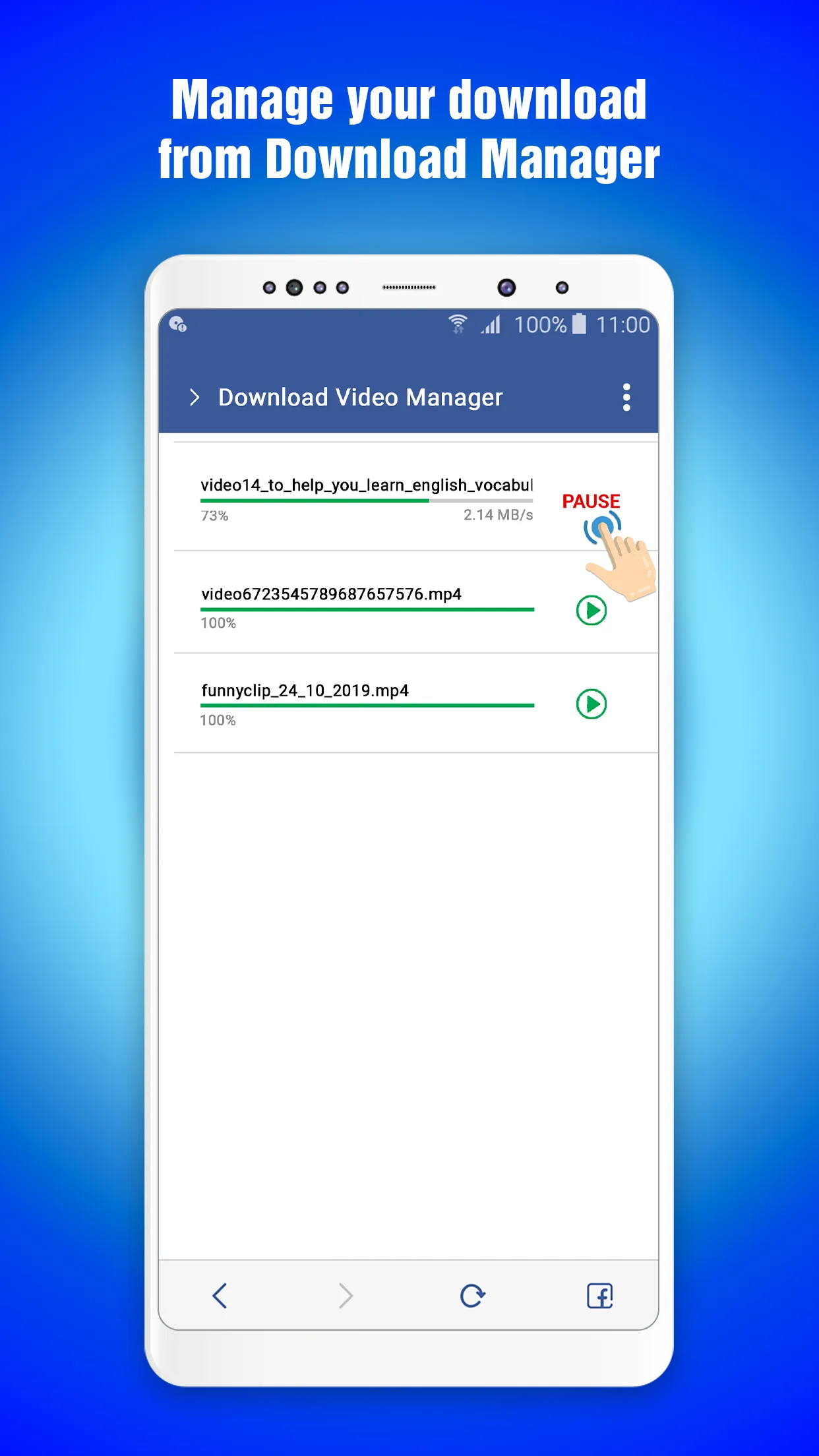 HD Video Downloader | Indus Appstore | Screenshot