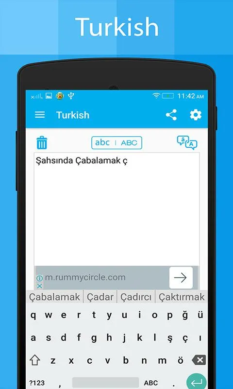 Turkish Keyboard & Translator | Indus Appstore | Screenshot