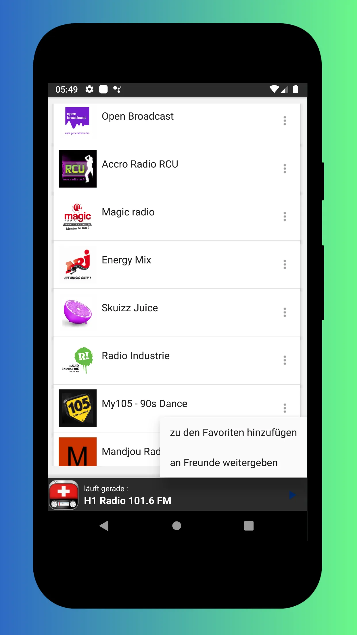 Radio Switzerland - Radio FM | Indus Appstore | Screenshot