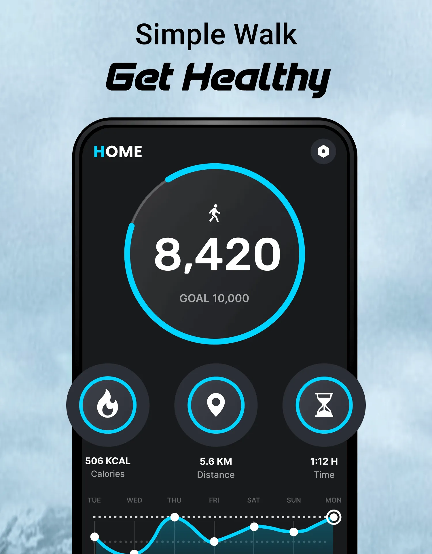 Step Counter - Pedometer | Indus Appstore | Screenshot