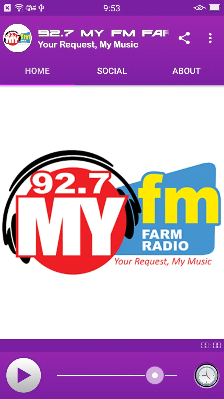 92.7 My FM Farm Radio | Indus Appstore | Screenshot