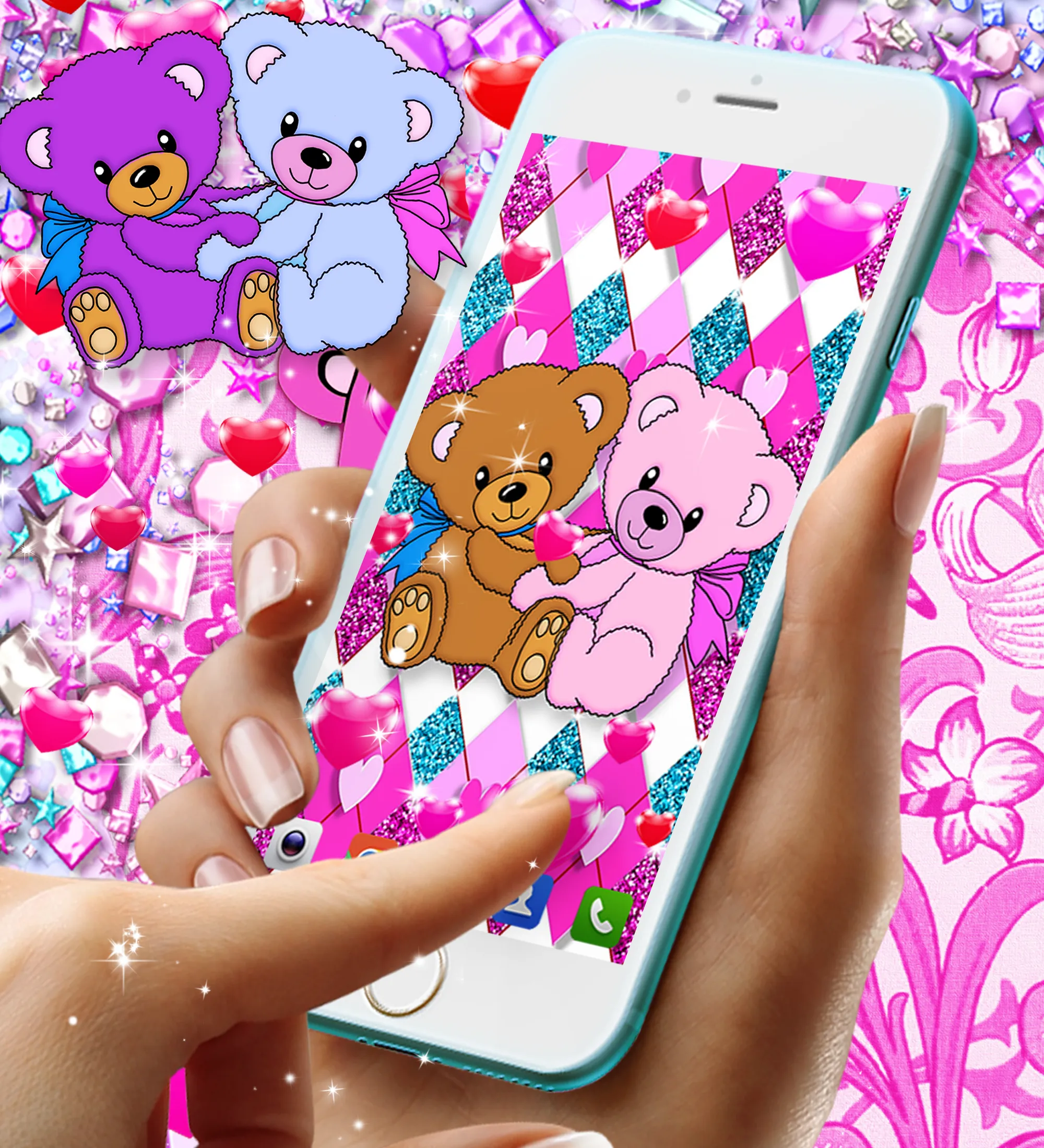 Teddy bear live wallpaper | Indus Appstore | Screenshot