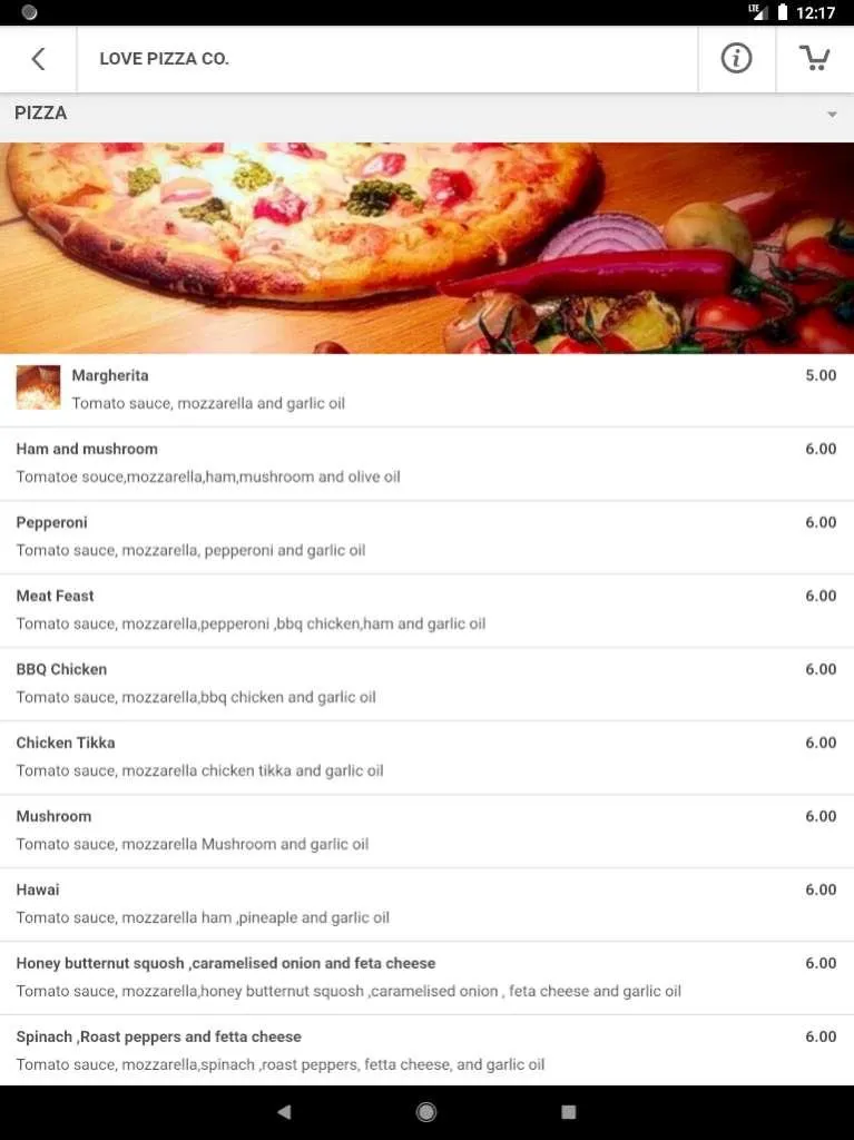 Love Pizza Co. | Indus Appstore | Screenshot