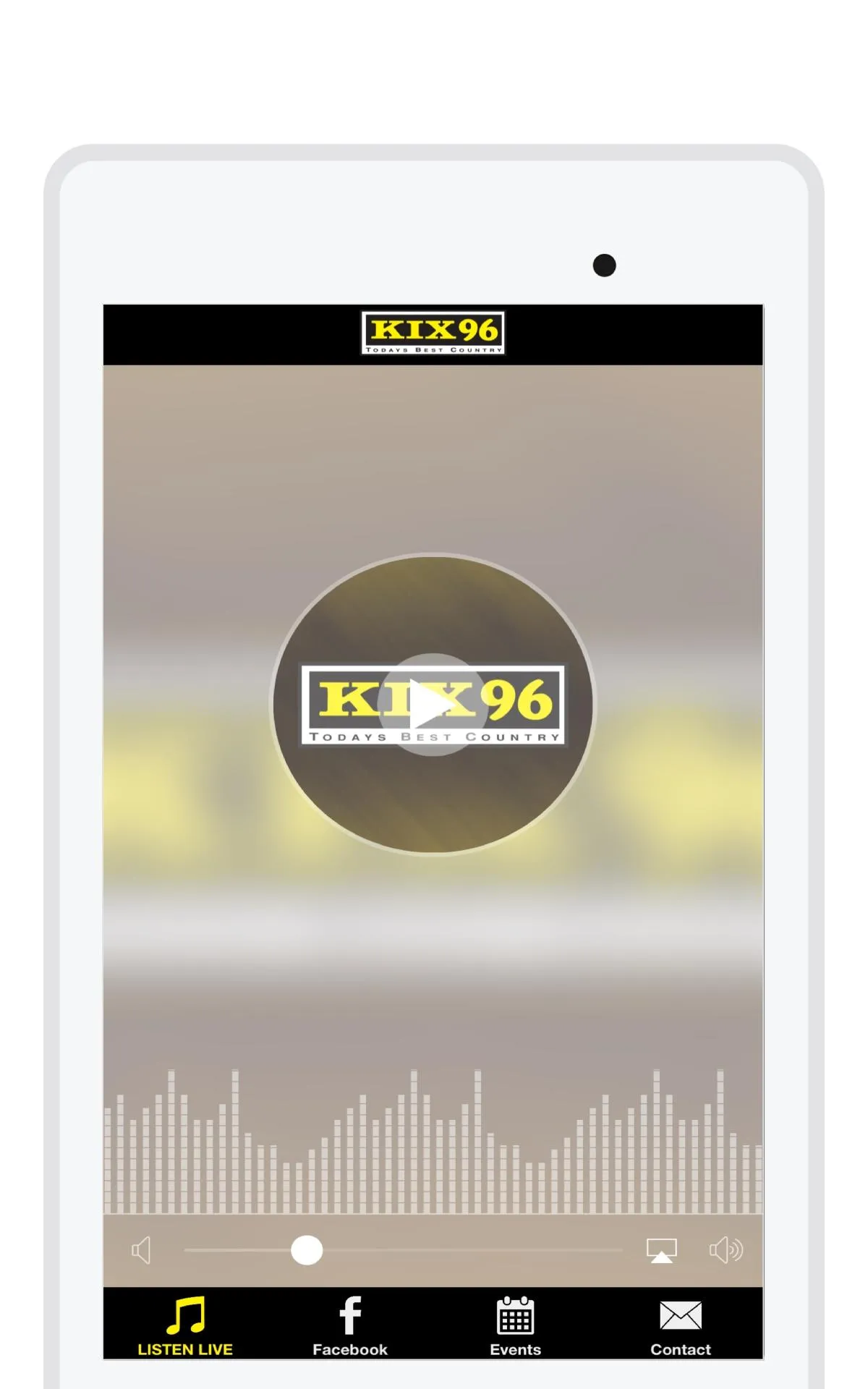 KIX 96 FM | Indus Appstore | Screenshot