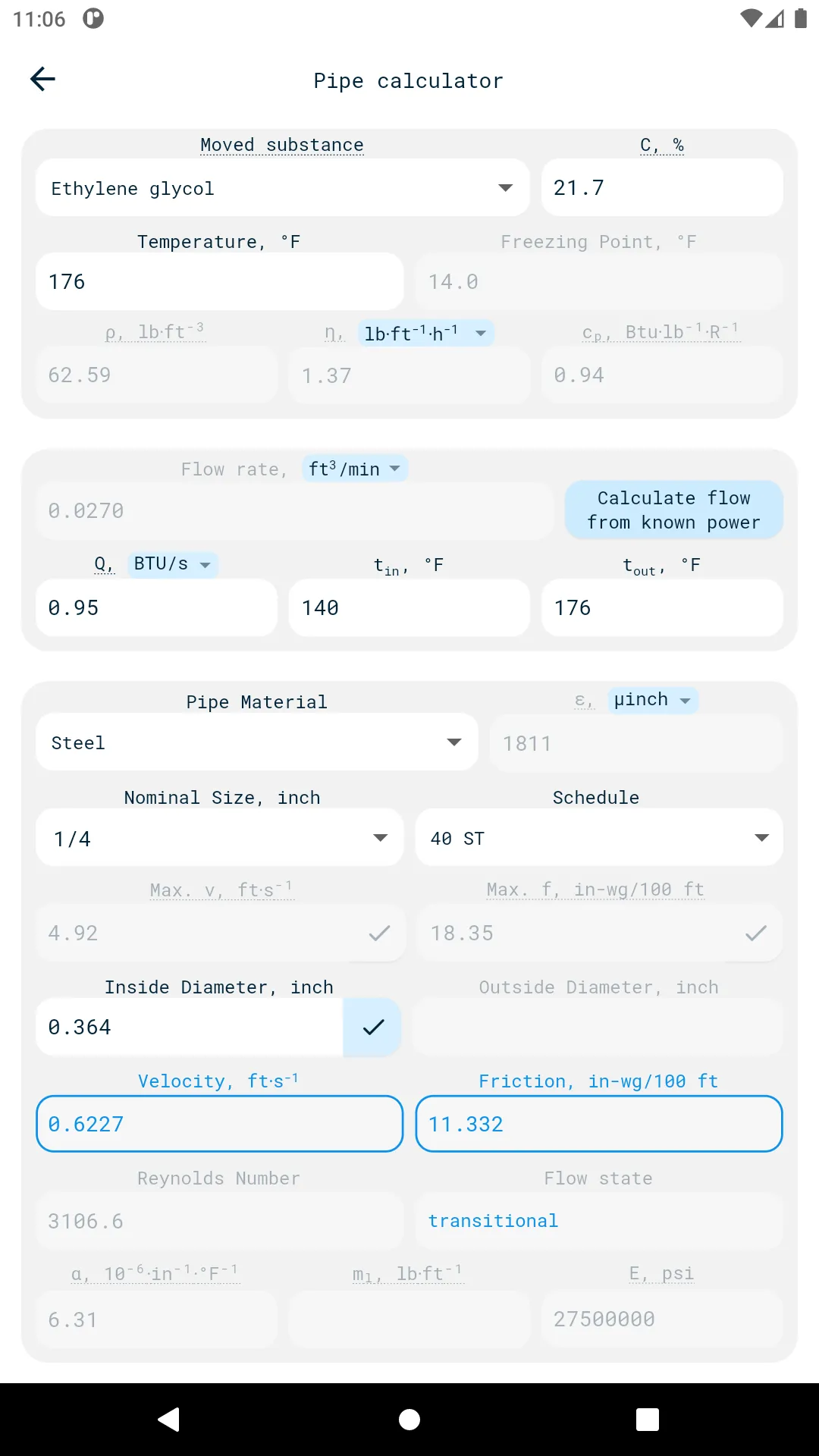 HVAC engineering calculator | Indus Appstore | Screenshot