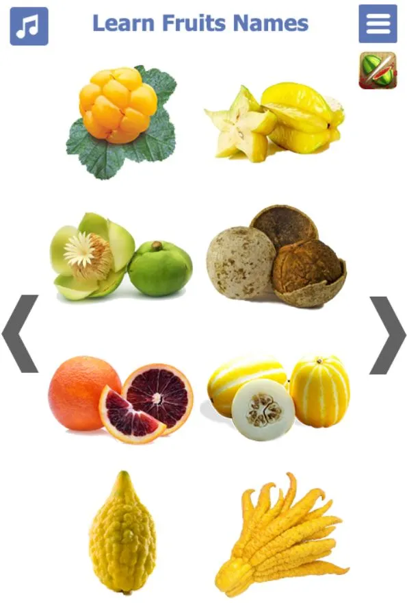 Learn Fruits name in English | Indus Appstore | Screenshot