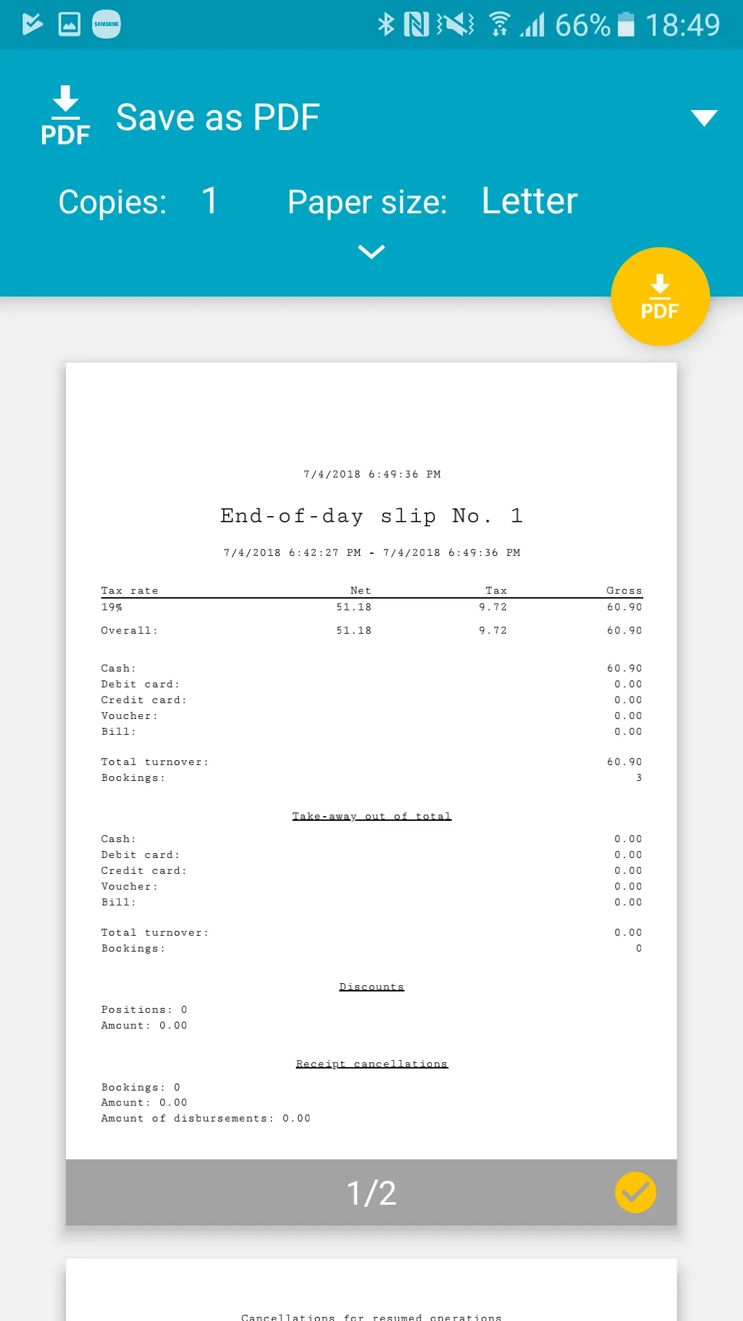 POS | SmartCafe Standard - POS | Indus Appstore | Screenshot