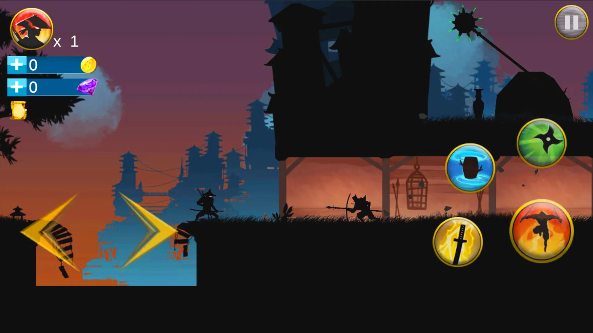 Shadow Samurai : Ninja Revenge | Indus Appstore | Screenshot