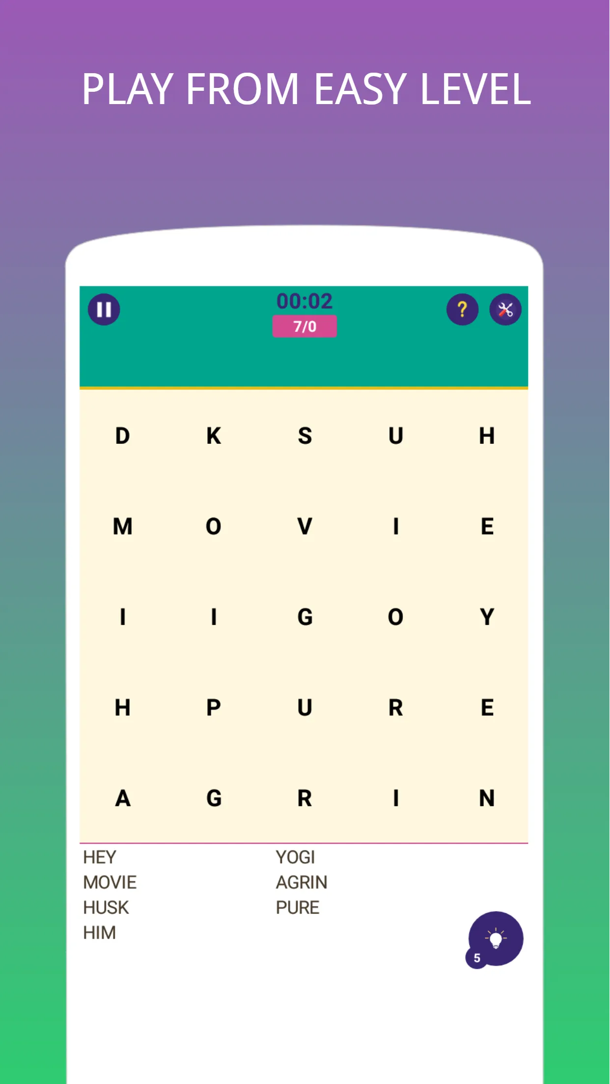 Word Search Puzzle Game | Indus Appstore | Screenshot