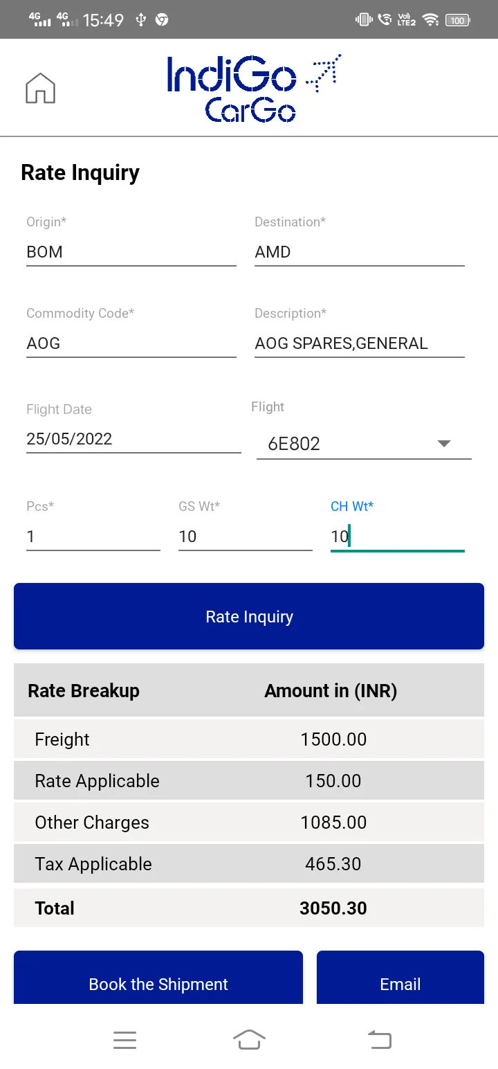 IndiGo - Cargo Shipper App | Indus Appstore | Screenshot