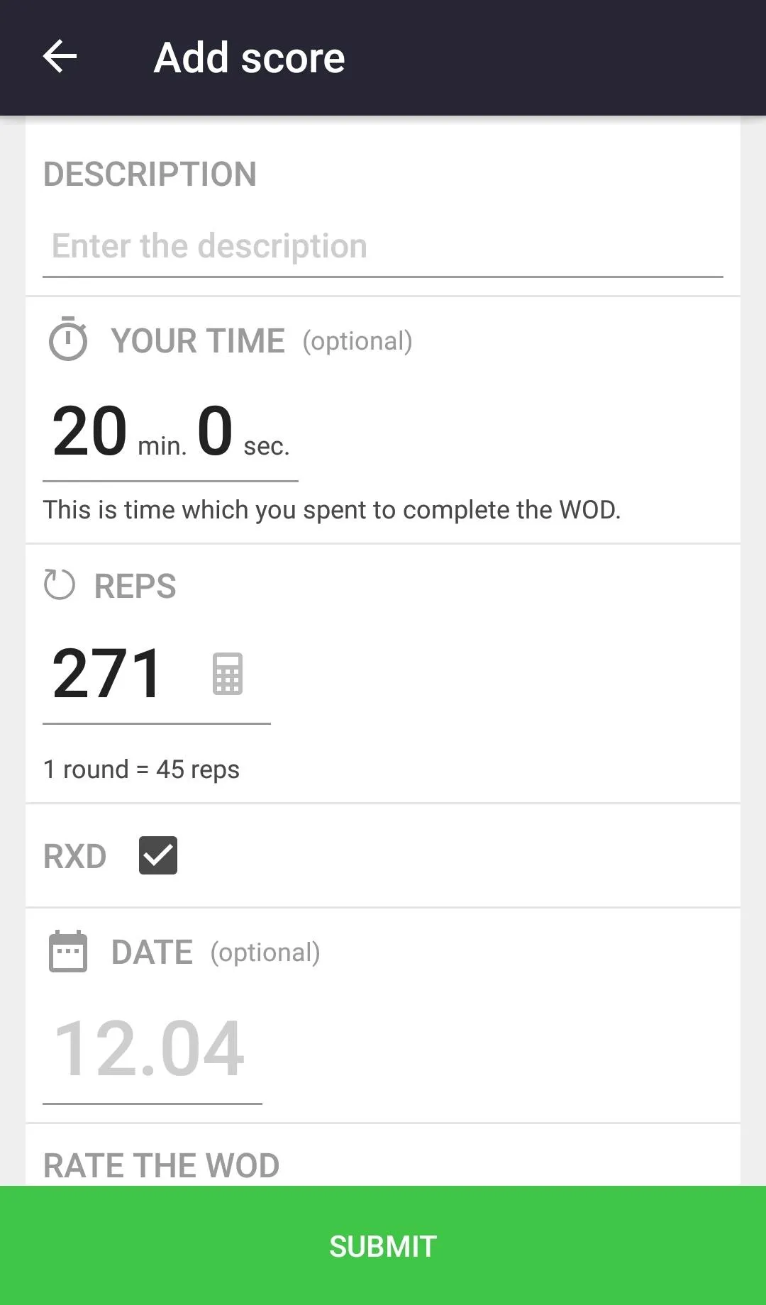 WODCAT - workout (wod) tracker | Indus Appstore | Screenshot