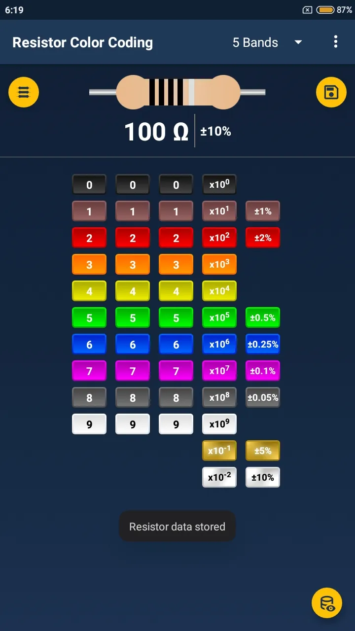 Resistor Color Coding | Indus Appstore | Screenshot