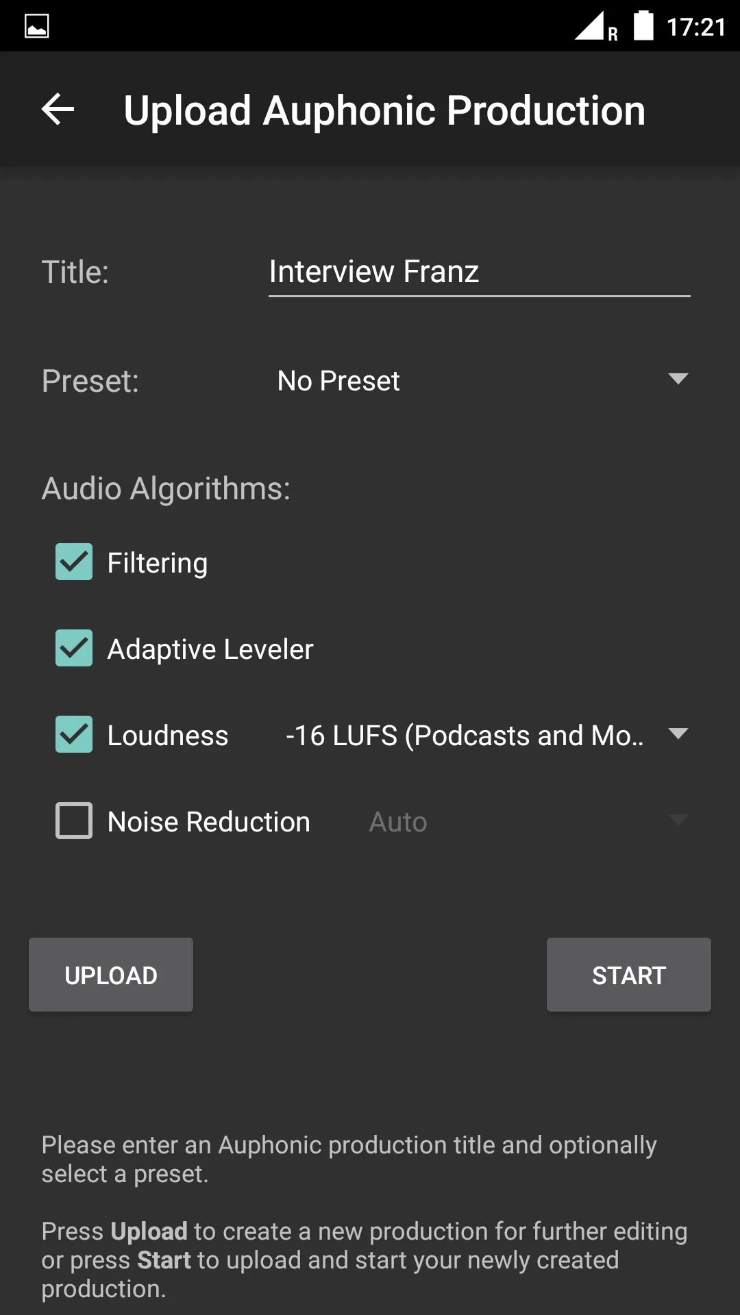 Auphonic Edit | Indus Appstore | Screenshot