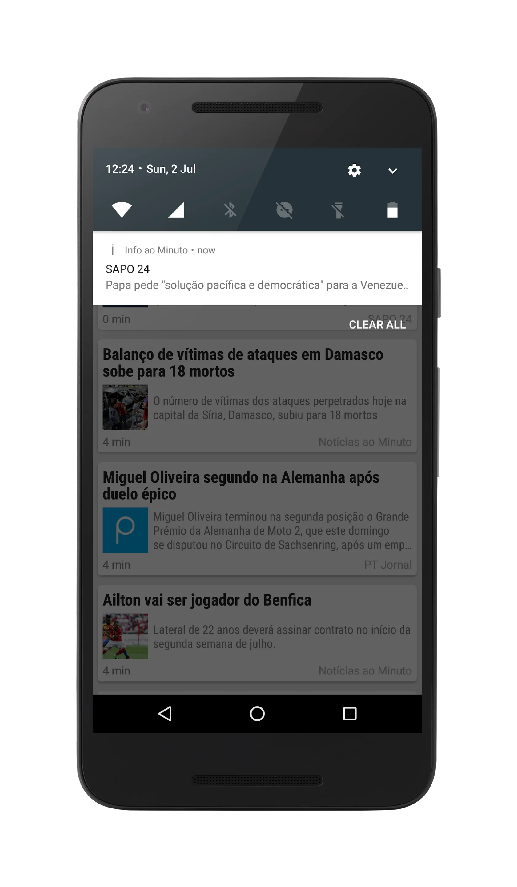 Informação ao Minuto | Indus Appstore | Screenshot