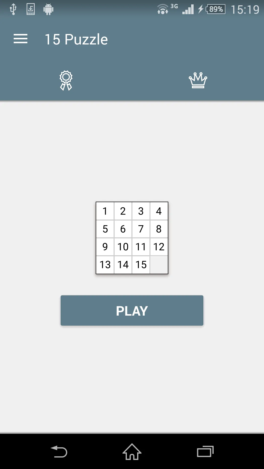 15 Puzzle (Game of Fifteen) | Indus Appstore | Screenshot