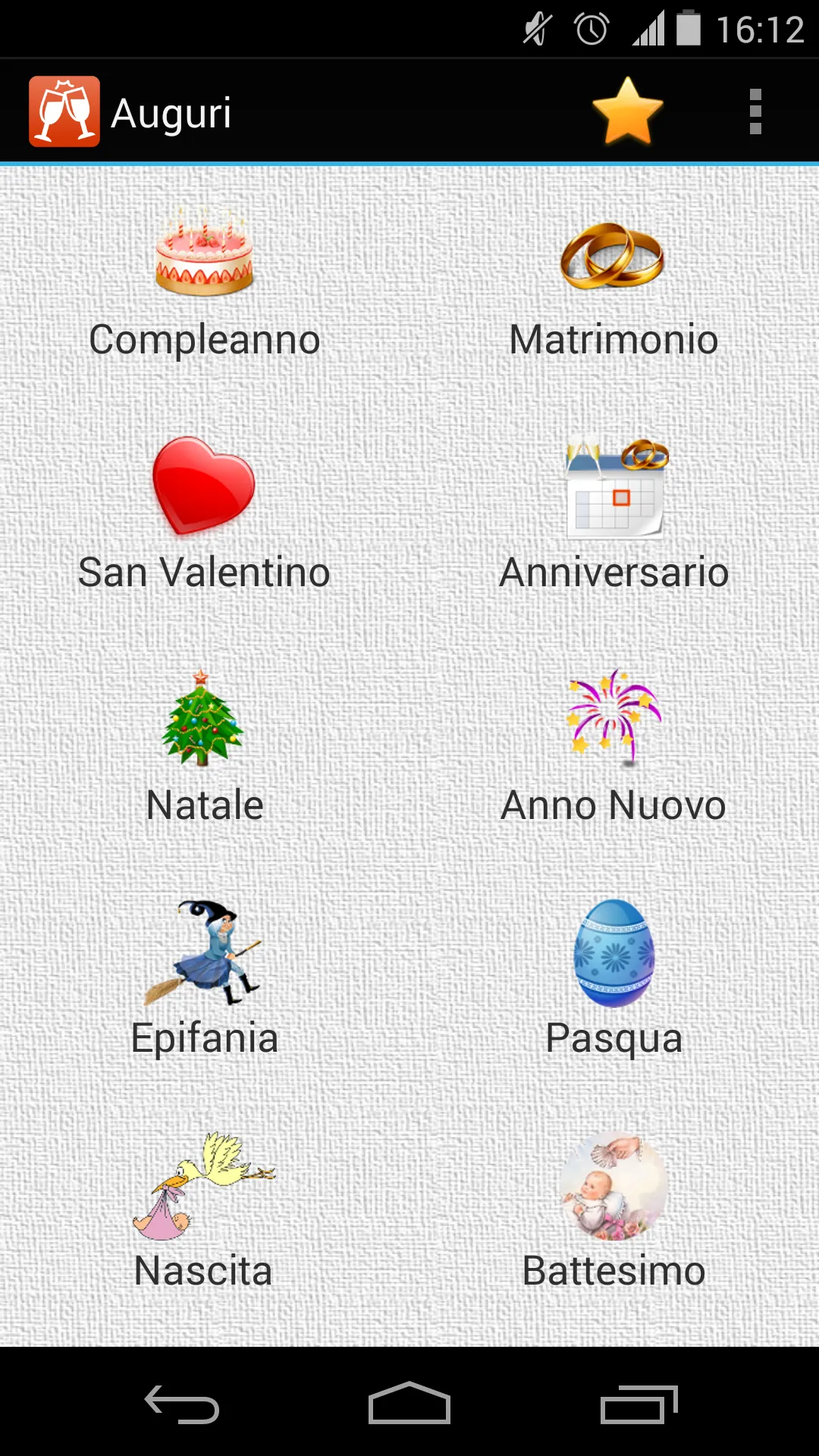 Auguri per ogni occasione | Indus Appstore | Screenshot