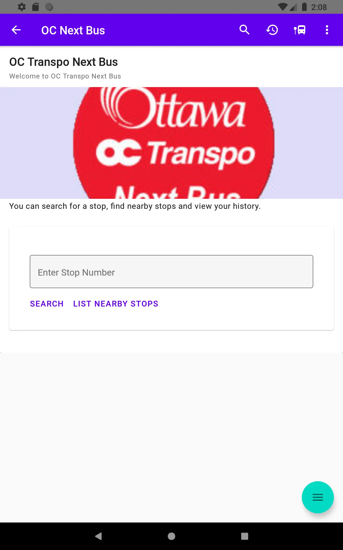 OC Transpo Next Bus | Indus Appstore | Screenshot