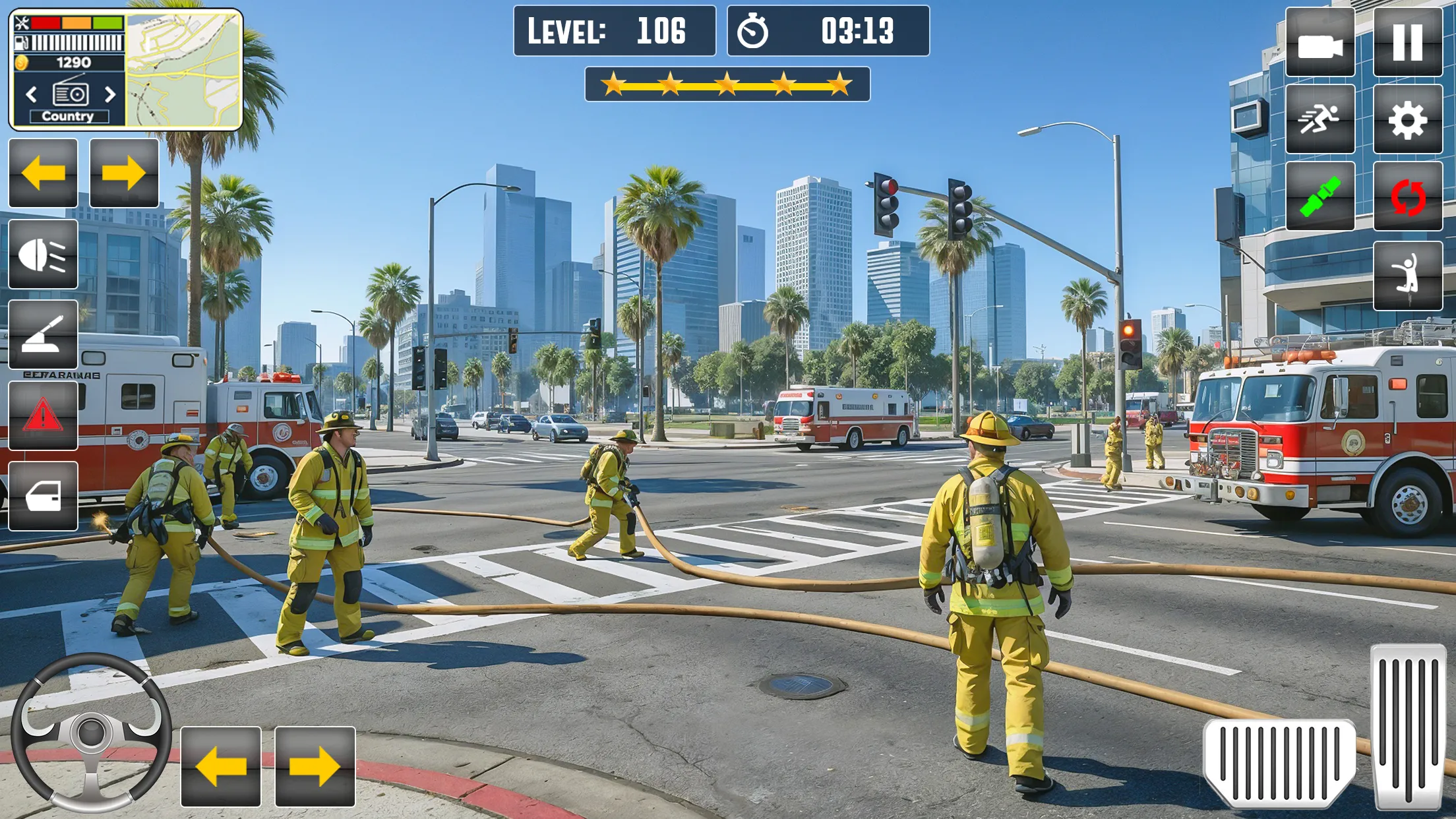 Fire Truck Rescue Sim 3D Games | Indus Appstore | Screenshot