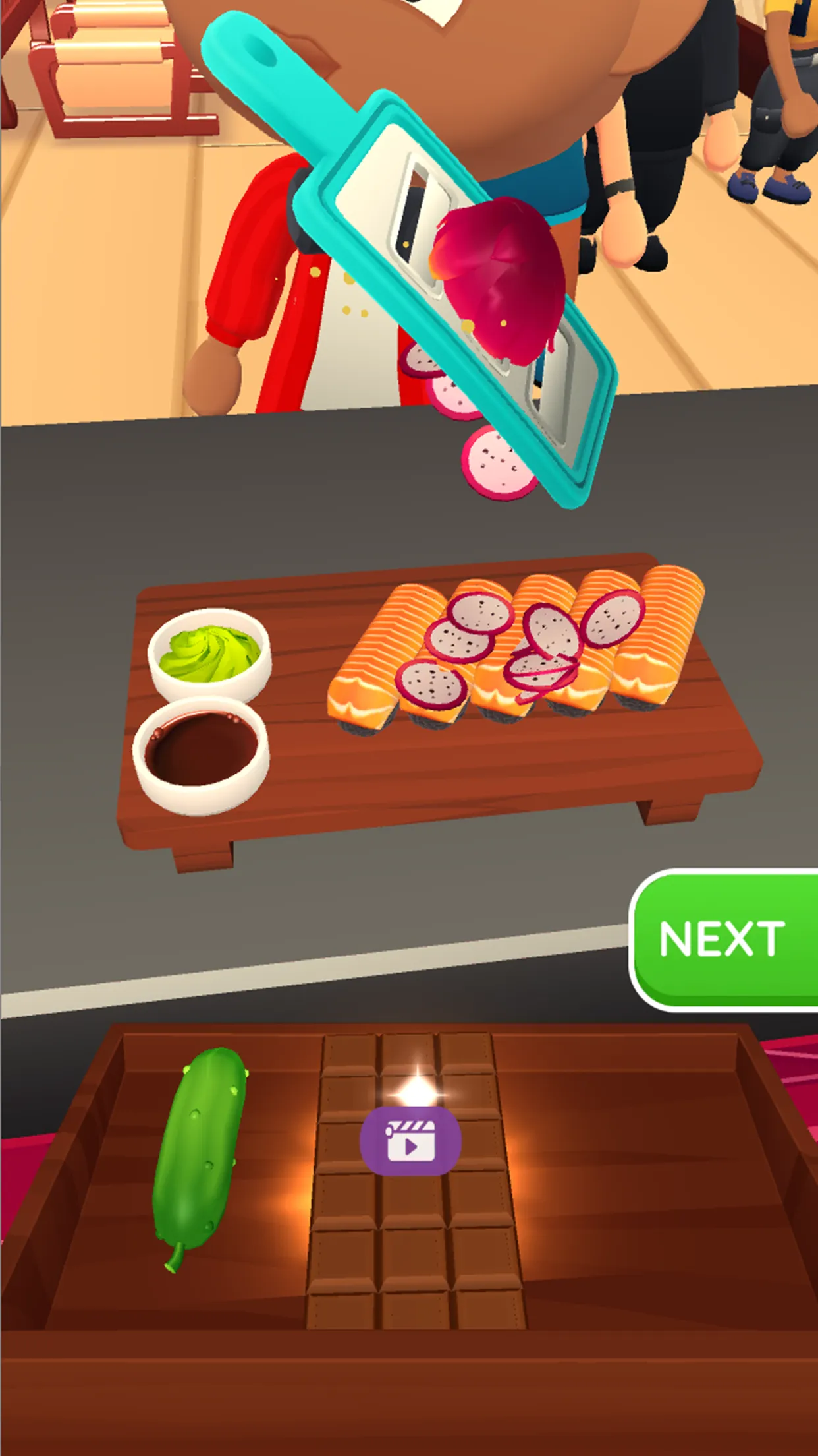 Sushi Roll 3D - Cooking ASMR | Indus Appstore | Screenshot