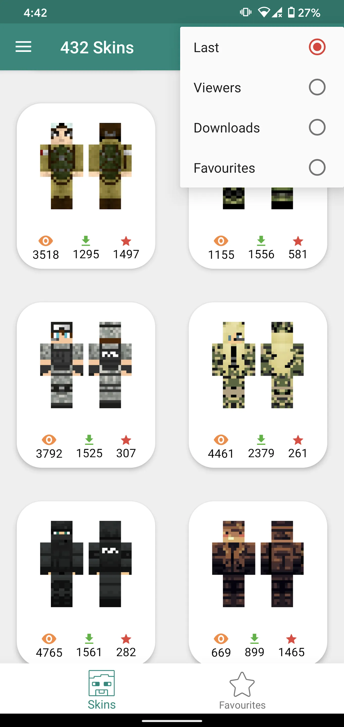 Military Camouflage Skins | Indus Appstore | Screenshot