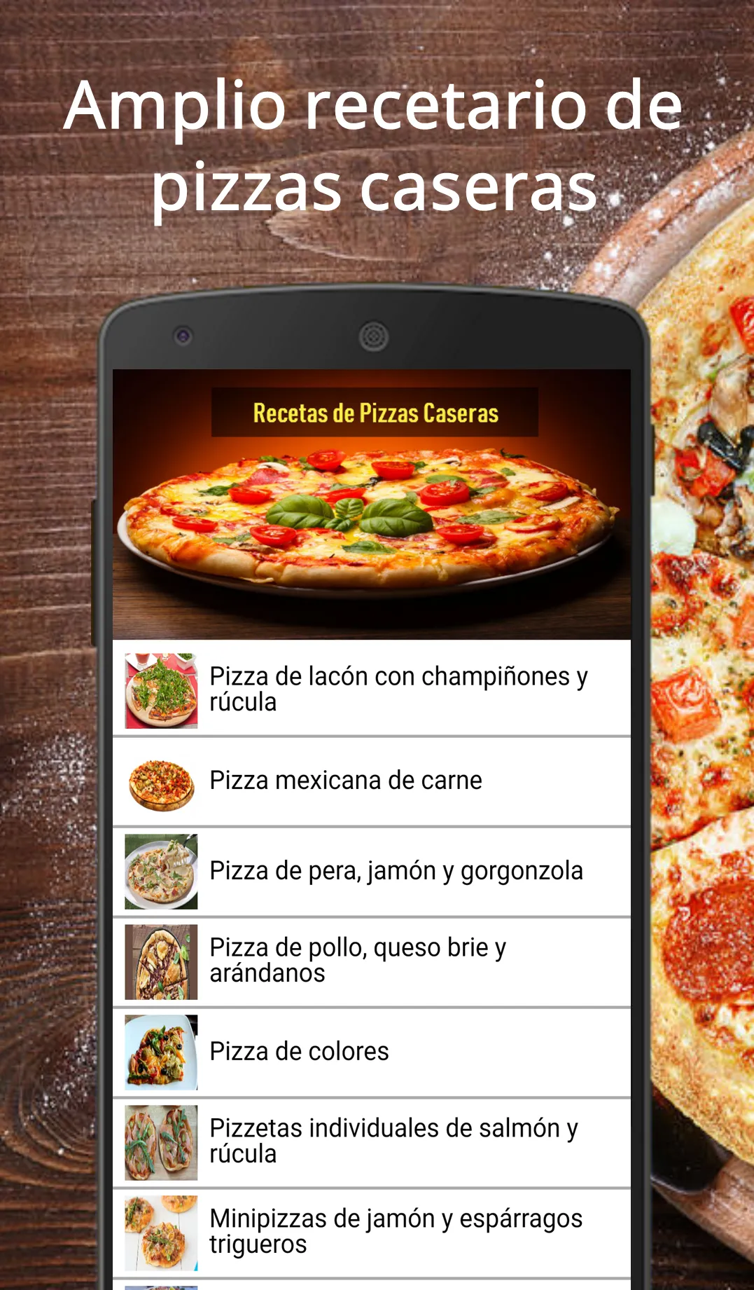 Recetas de pizzas caseras | Indus Appstore | Screenshot