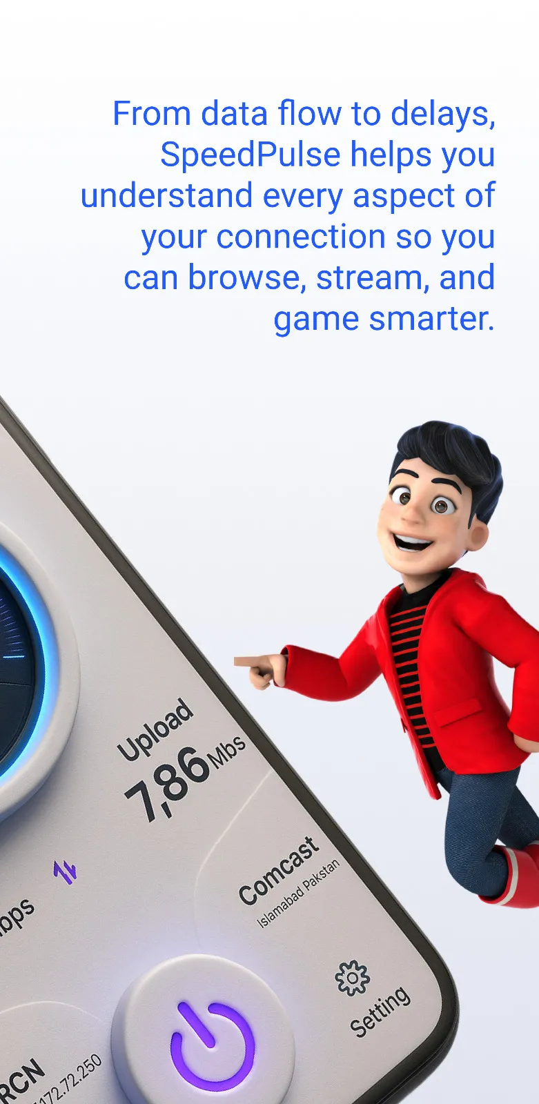 SpeedX: Internet Speed Tester | Indus Appstore | Screenshot
