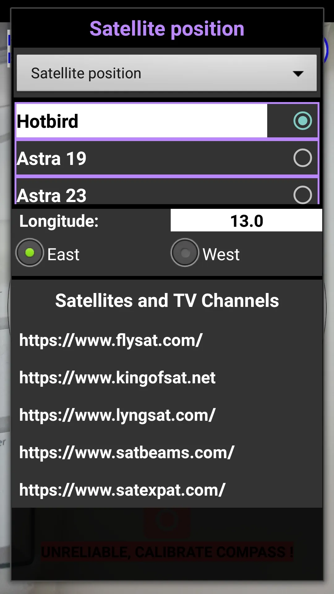 Satellite compass | Indus Appstore | Screenshot