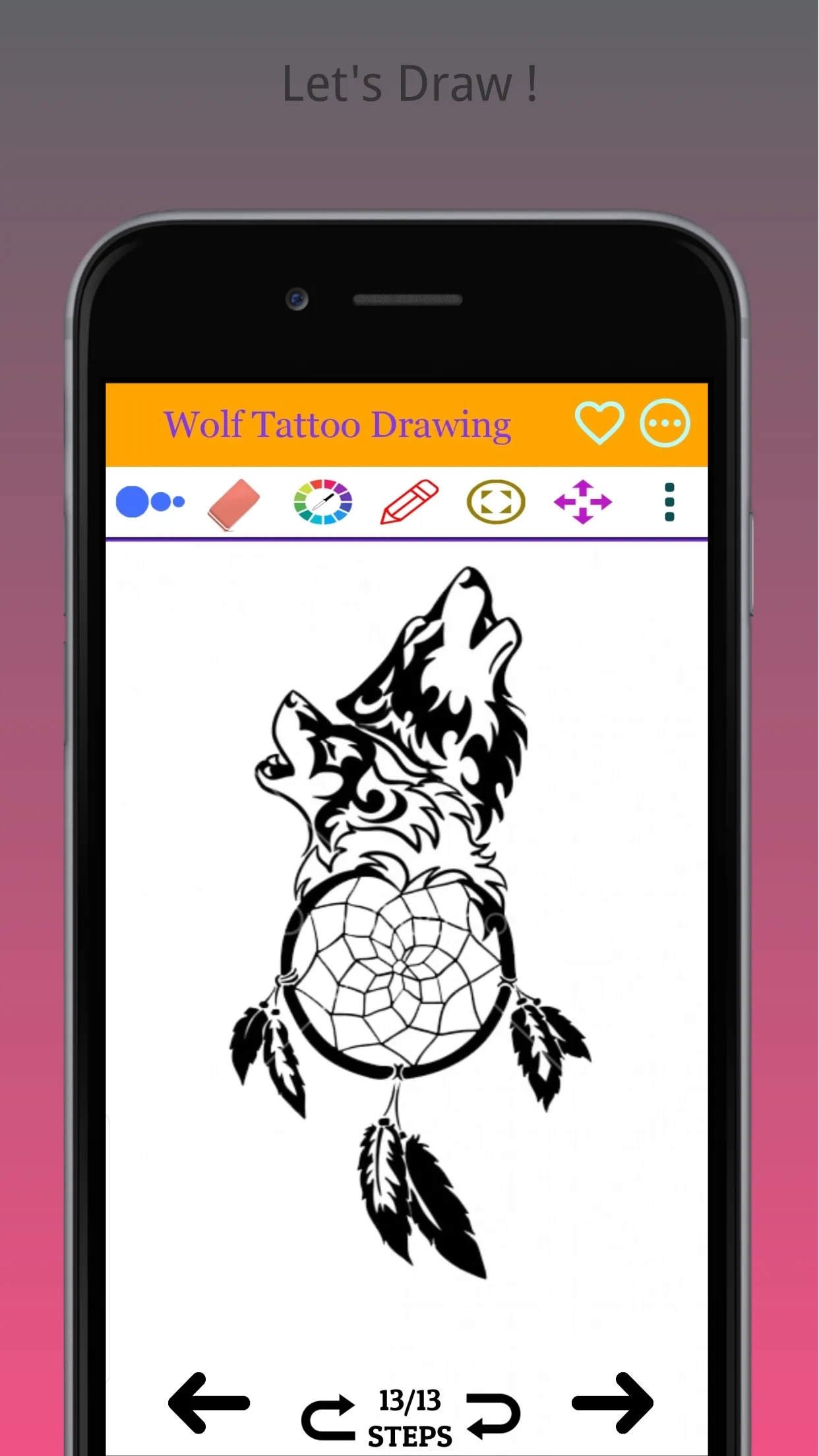 How to Draw Wolf Tattoo Easily | Indus Appstore | Screenshot