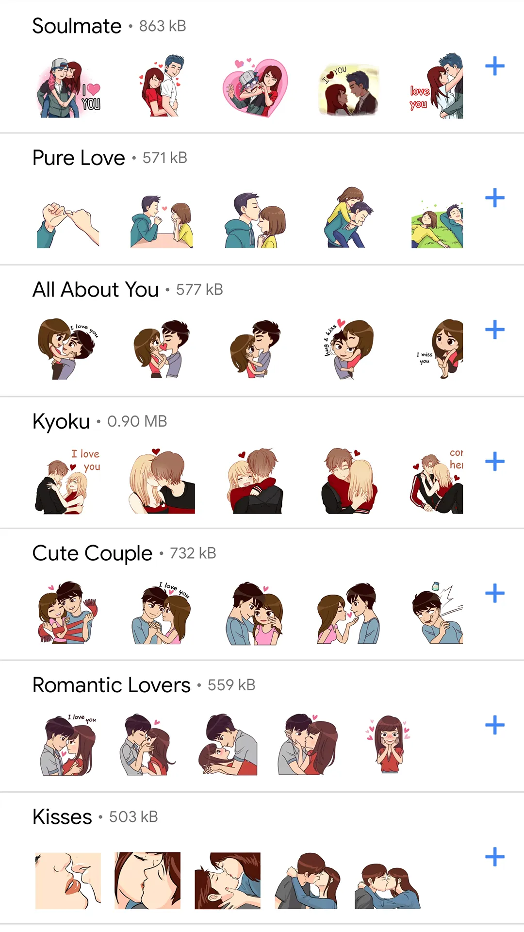 Stickers for WhatsApp Love | Indus Appstore | Screenshot