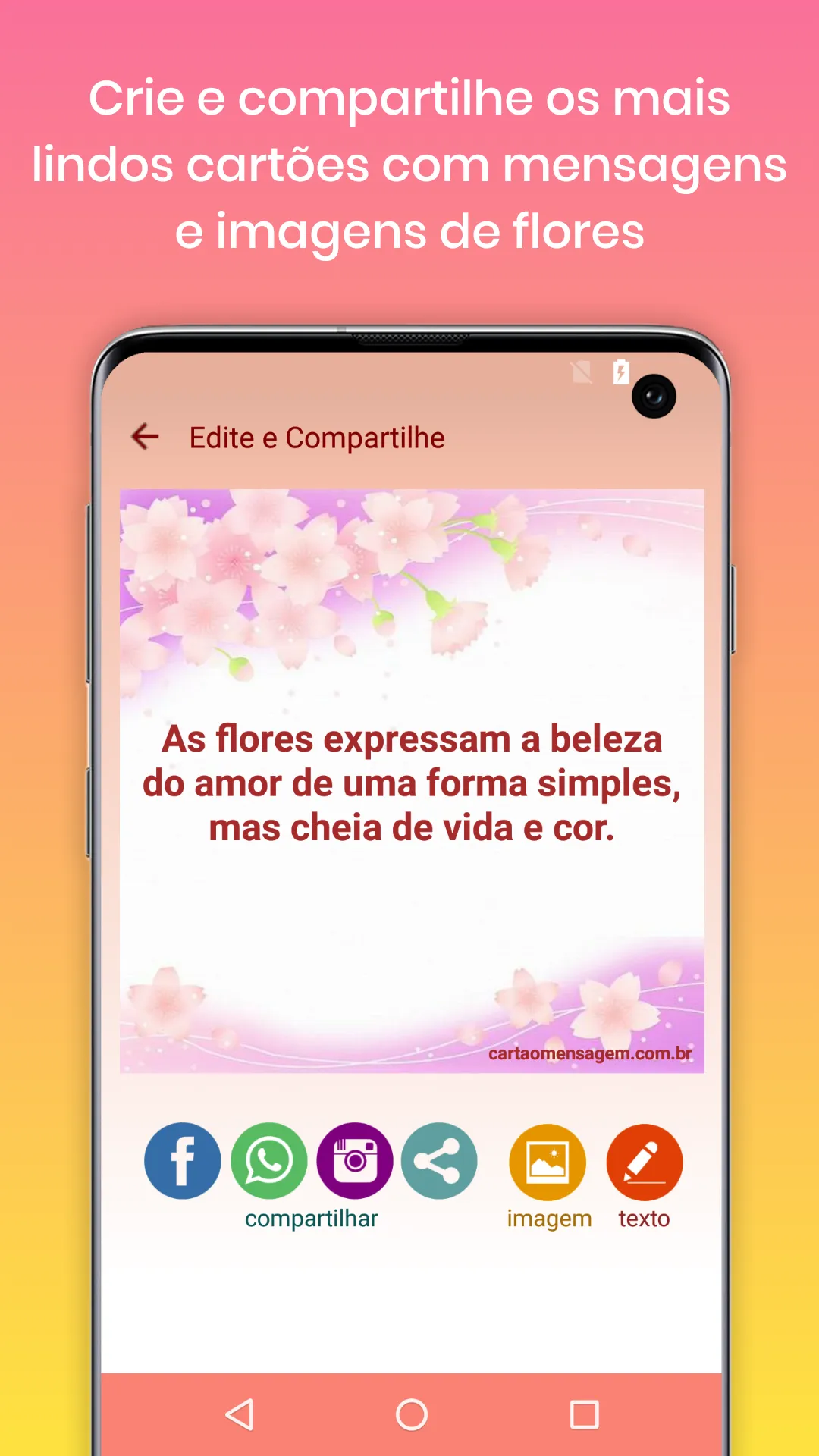 Mensagens e Frases com Flores | Indus Appstore | Screenshot