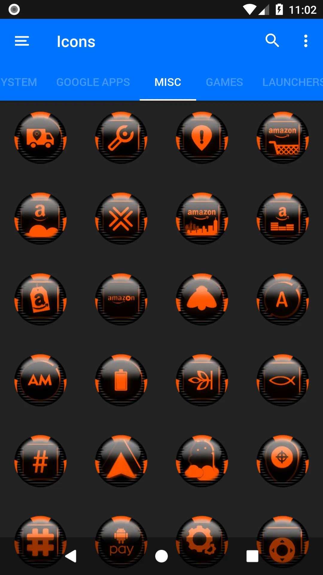 Orange Icon Pack Style 6 | Indus Appstore | Screenshot