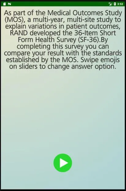 SF-36: Health Index | Indus Appstore | Screenshot