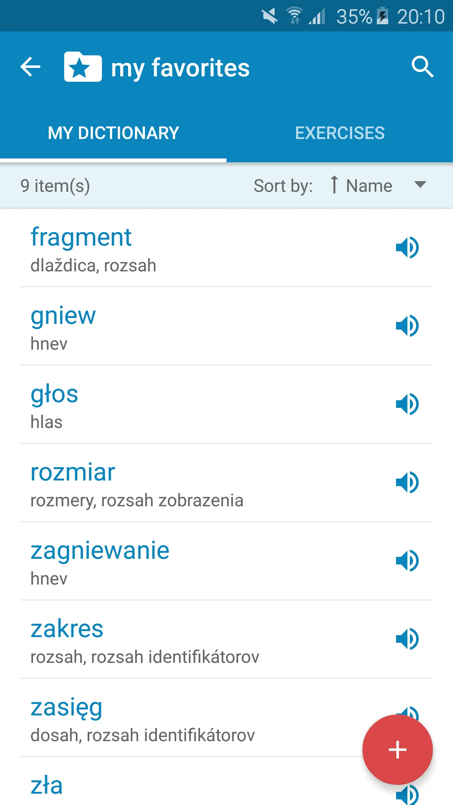 Polish-Slovak Dictionary | Indus Appstore | Screenshot