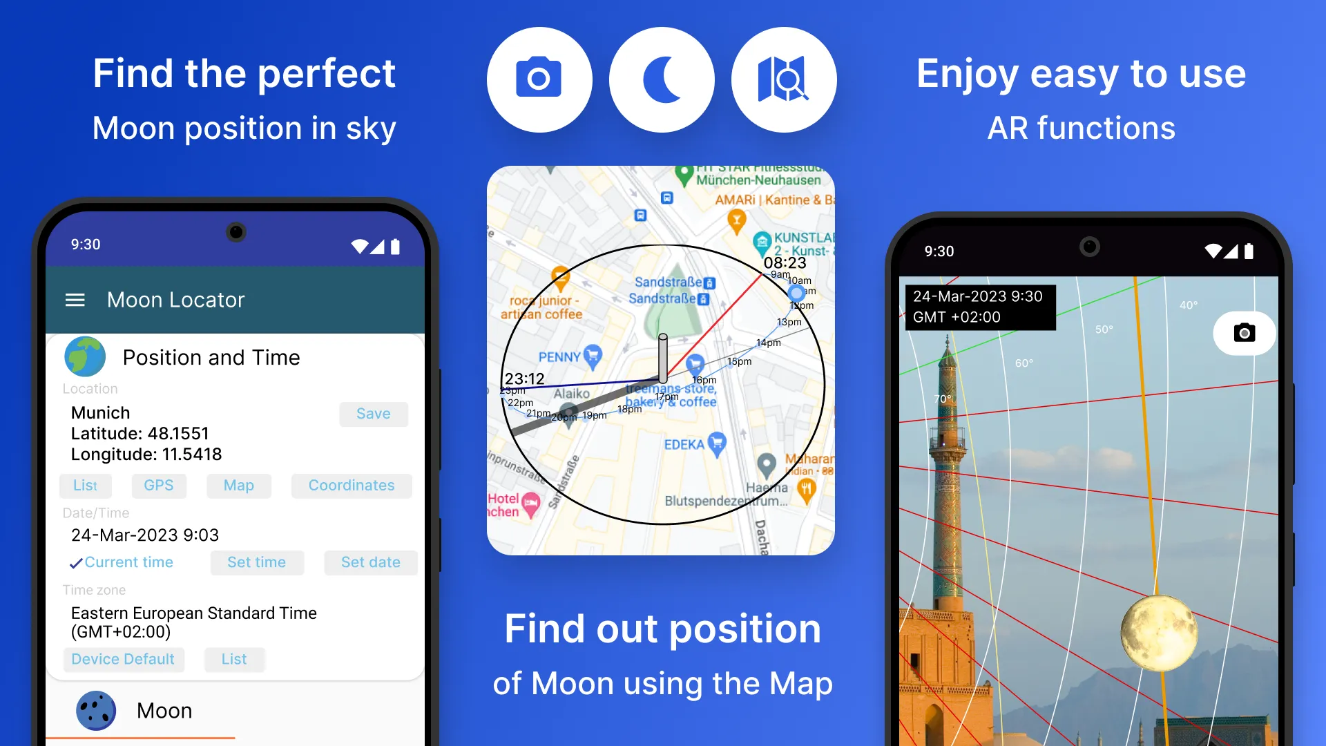 Moon Locator - Lunar Calendar | Indus Appstore | Screenshot