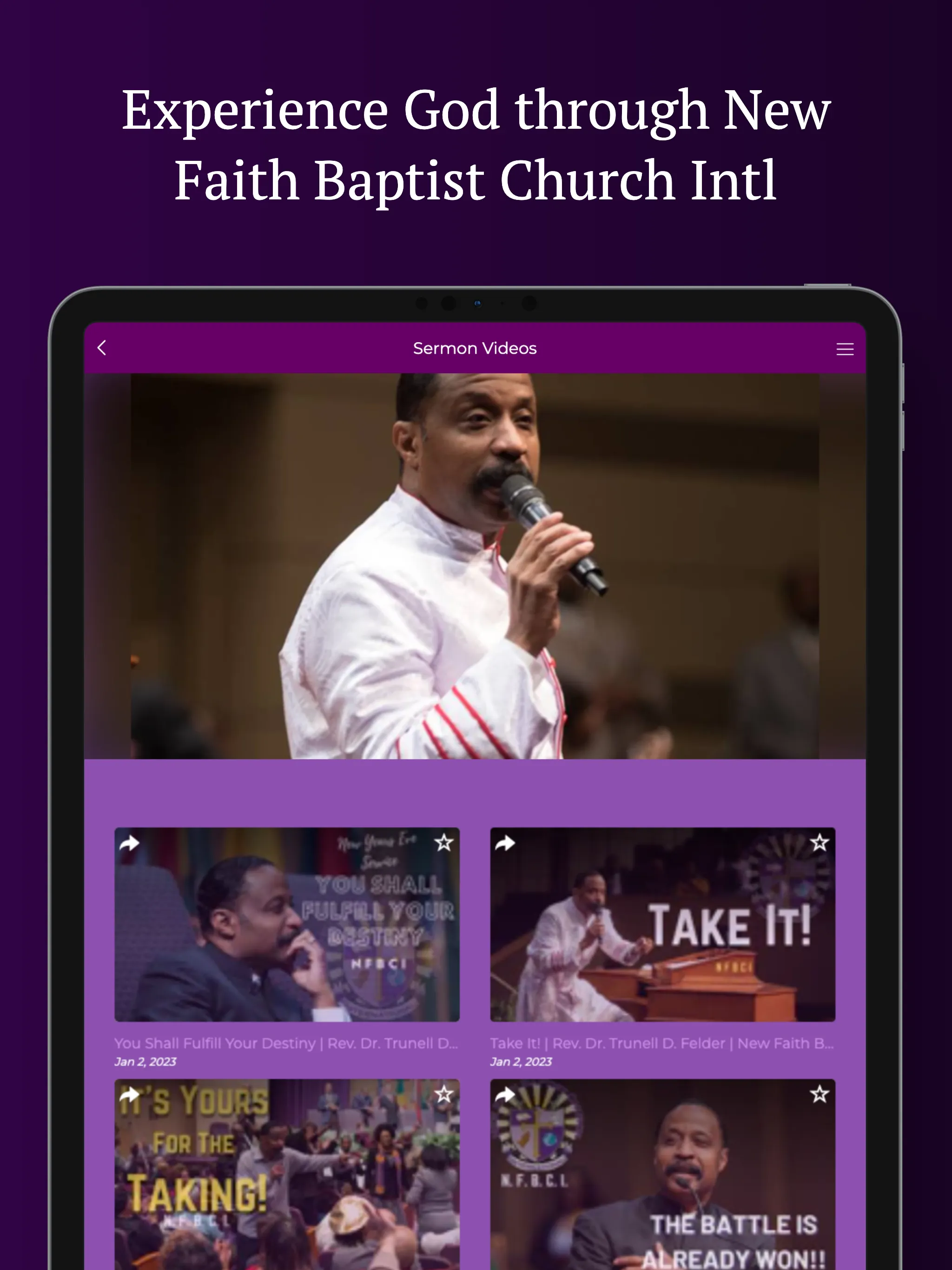 New Faith Baptist Church Intl | Indus Appstore | Screenshot