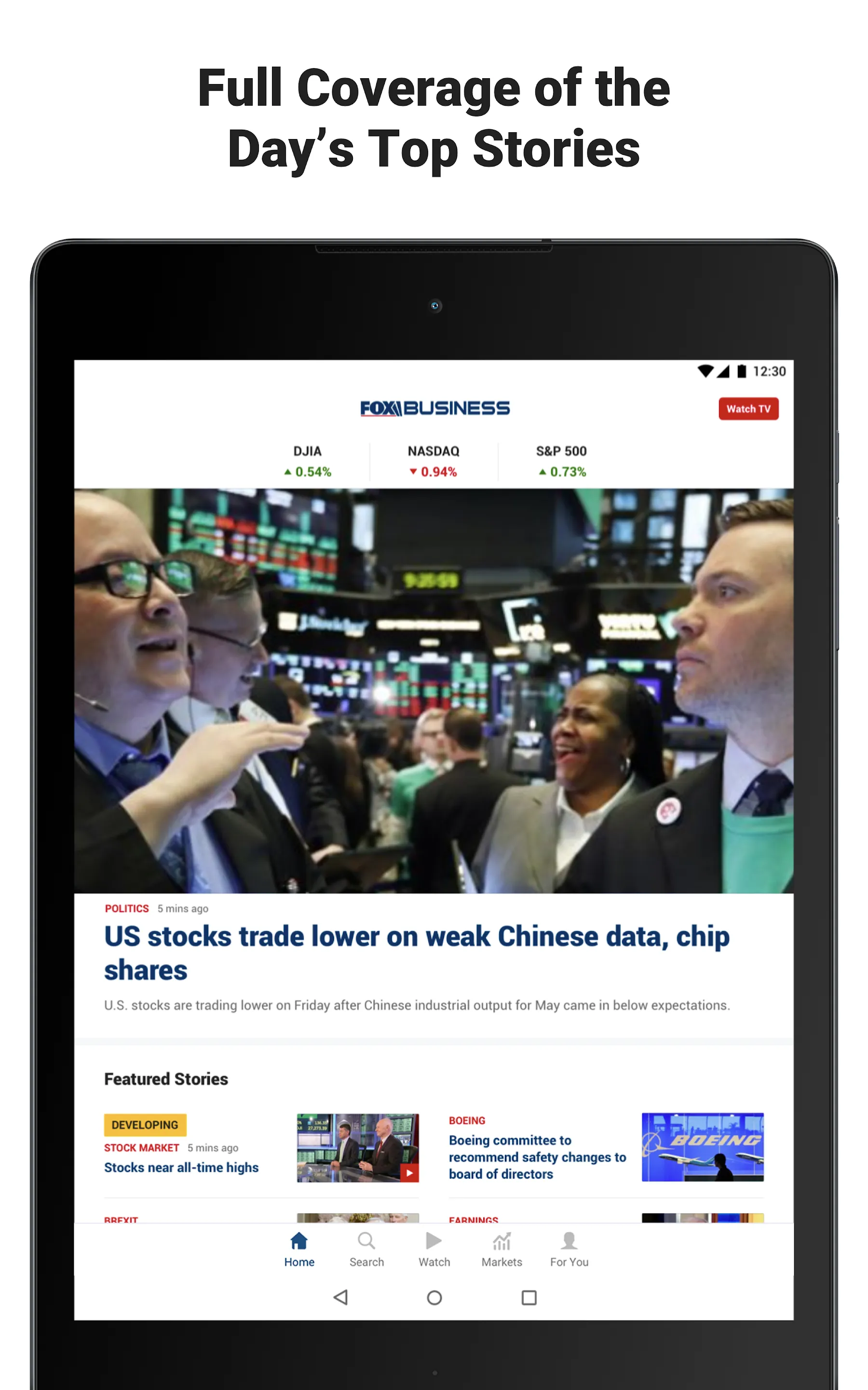 Fox Business | Indus Appstore | Screenshot