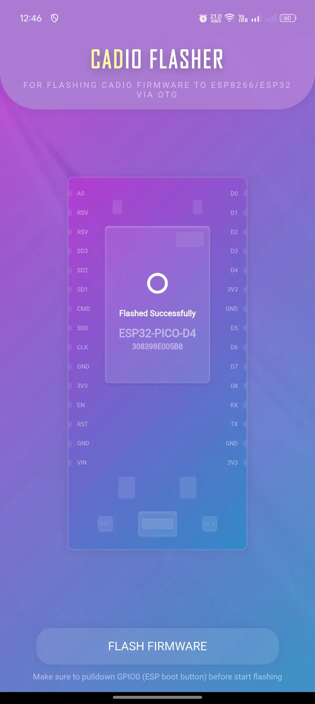 CADIO Flasher | Indus Appstore | Screenshot