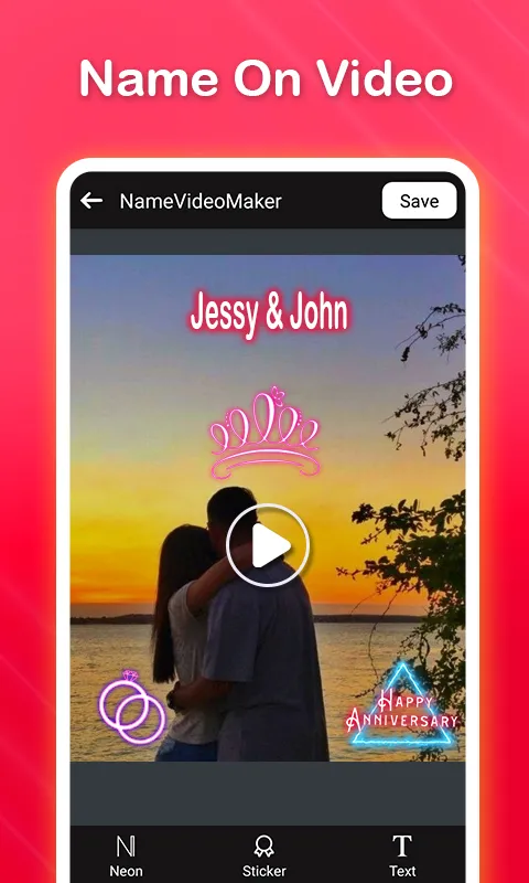 Name Video Maker - Name Art | Indus Appstore | Screenshot