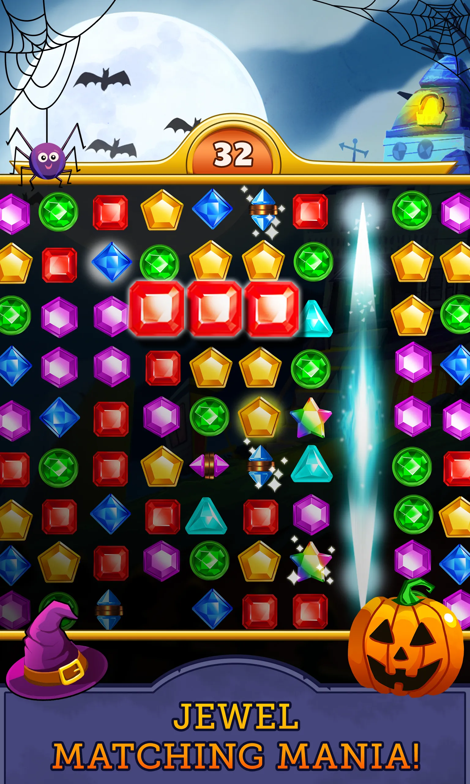 Jewel Mania: Halloween | Indus Appstore | Screenshot